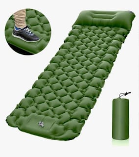 Foto 1 | Xtellar Colchoneta Acampar Ultraligera Portátil Con Almohada Color Verde
