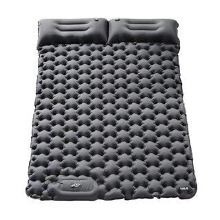 Foto 1 | Colchón Inflable De Dormir Doble Portátil Lab.g Gris