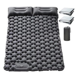 Foto 4 | Colchón Inflable De Dormir Doble Portátil Lab.g Gris