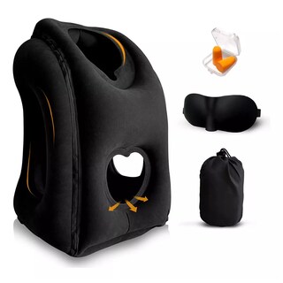 Foto 2 | Cojín de Cuello Inflable Cómodo Eo Safe Imports Esi-10477 Negro