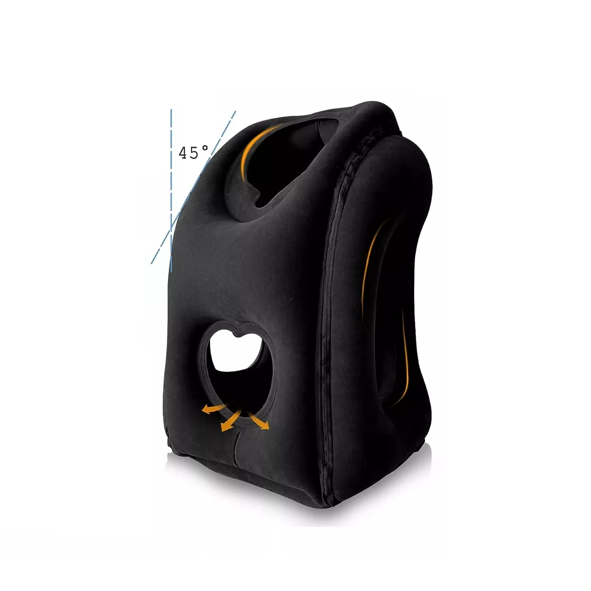 Foto 4 | Cojín de Cuello Inflable Cómodo Eo Safe Imports Esi-10477 Negro