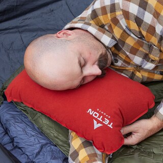 Foto 4 | Almohada De Viaje Autoinflable Skyline Teton Rojo