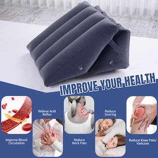 Foto 6 | Almohada Inflable en Forma de Cuña Azul - Venta Internacional