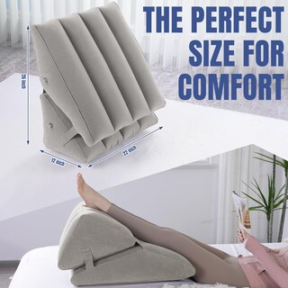 Foto 3 | Almohada Hinchable en Forma de Cuña Gris - Venta Internacional