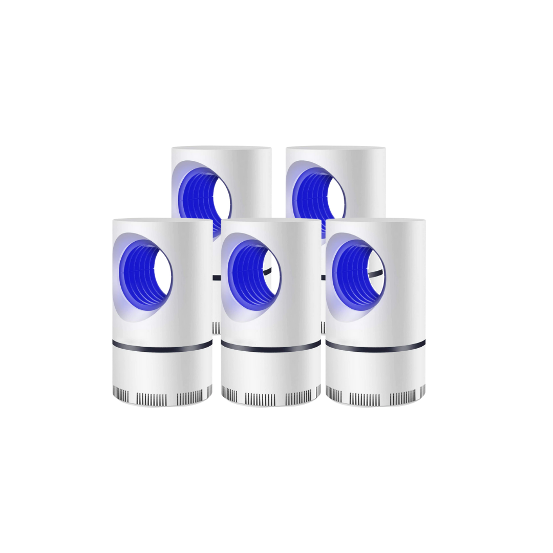 Mosquitero Dosyu DY-MM-000001 color Blanco para Dormitorio Lámpara LED 5 PZAS