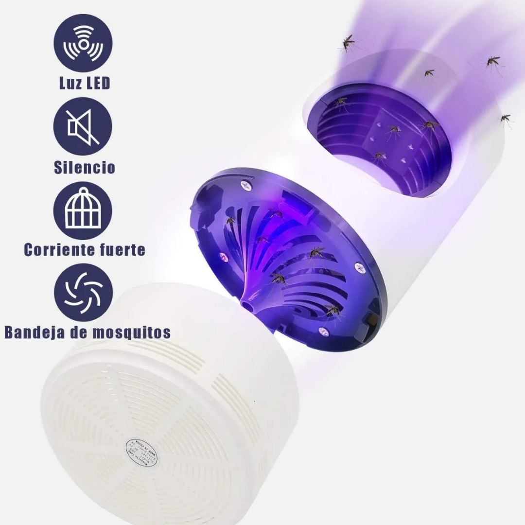 Foto 4 pulgar | Mosquitero Dosyu DY-MM-000001 color Blanco para Dormitorio Lámpara LED 5 PZAS