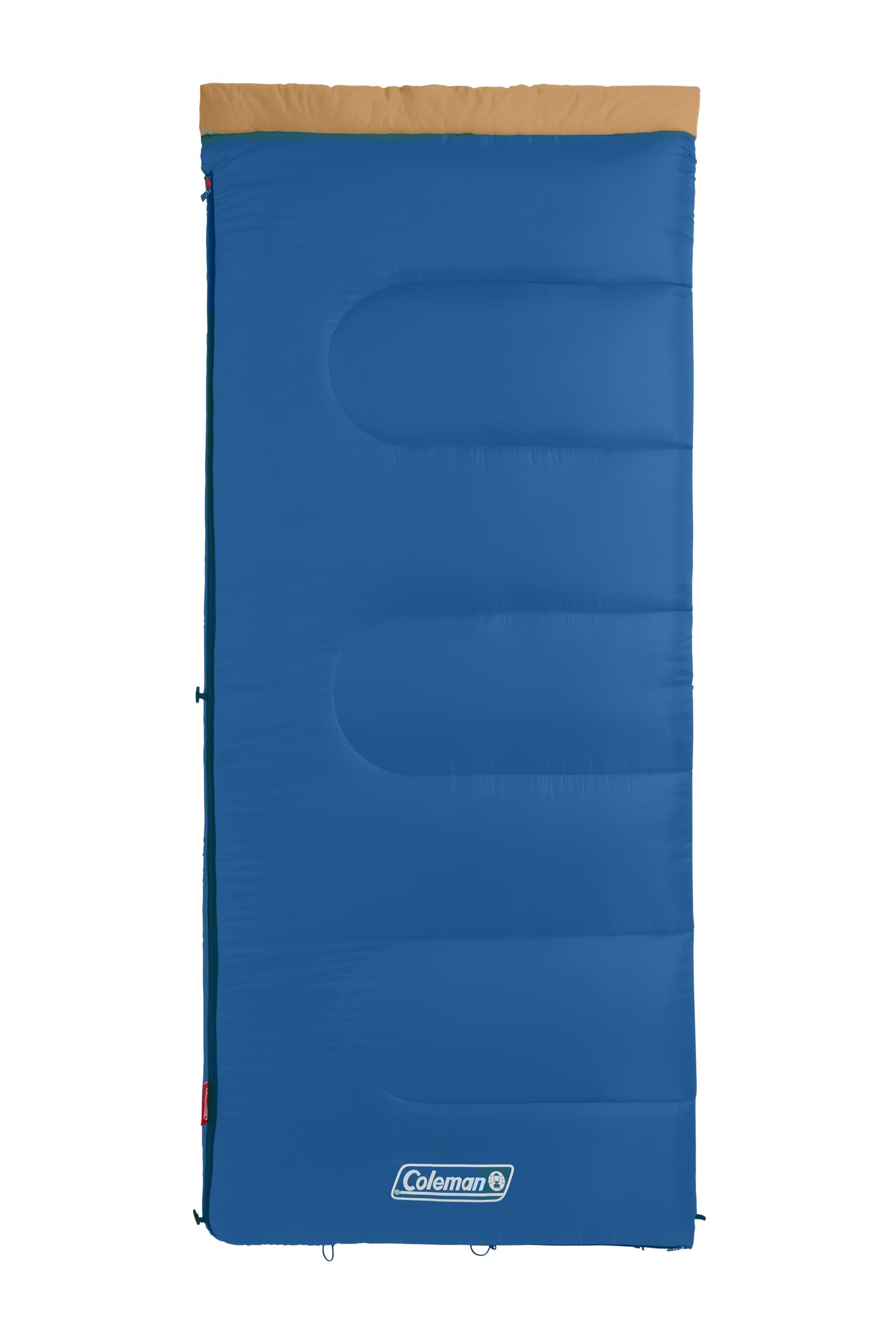 Foto 8 pulgar | Saco De Dormir Coleman Brazos 20°f Azul Para Campistas De Hasta 1,70 M - Venta Internacional.