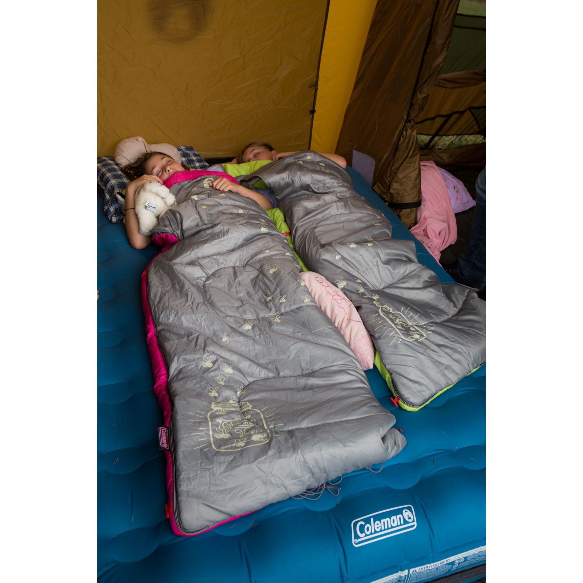 Foto 7 pulgar | Saco De Dormir Coleman Kids 7°c Cómodo Para Fiestas De Pijamas - Venta Internacional.