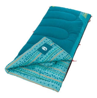 Foto 2 | Saco De Dormir Coleman Kids Cool-weather 10°c, Color Verde Azulado - Venta Internacional.