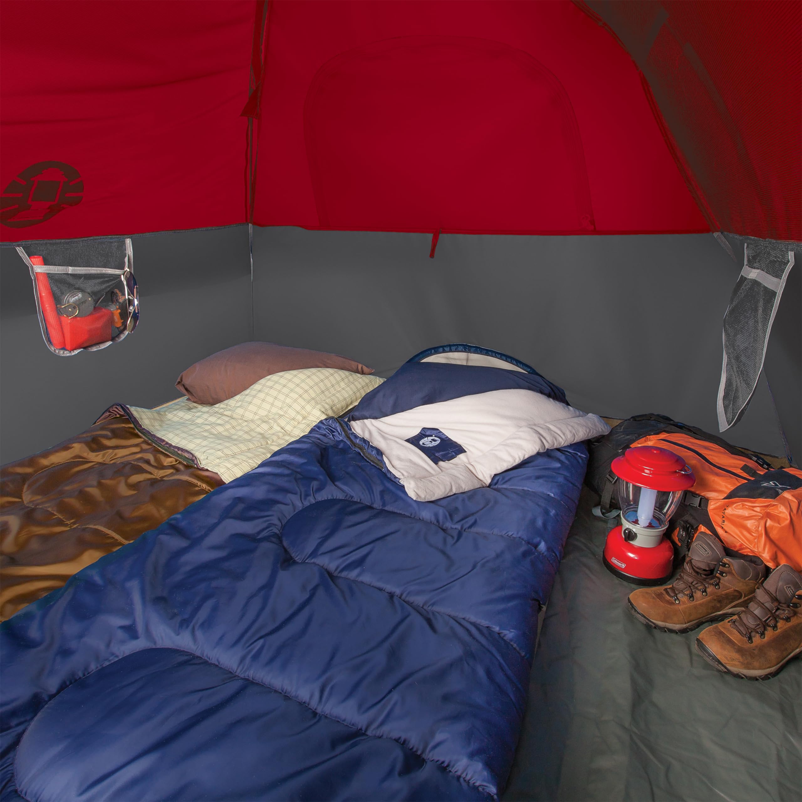 Foto 3 pulgar | Saco De Dormir Coleman Brazos 30°f Azul Para Campistas De Hasta 180 Cm - Venta Internacional.