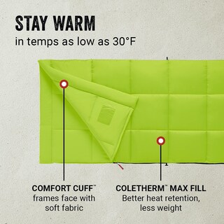 Foto 2 | Saco De Dormir Coleman Kompact Para Adultos 20°f/30°f/40°f - Venta Internacional.