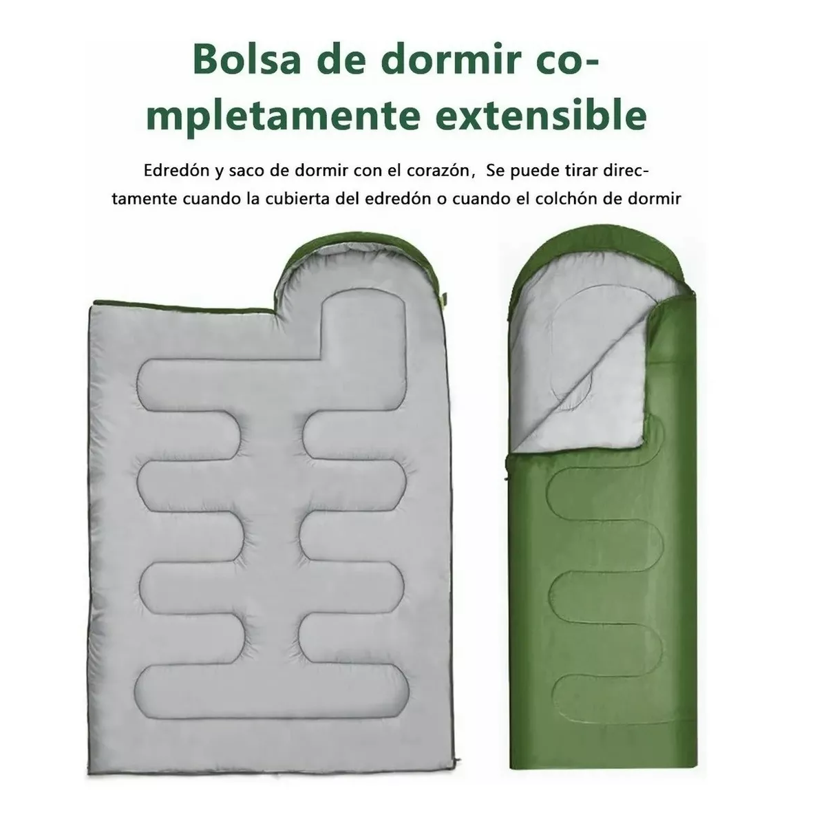 Foto 4 pulgar | Bolsa de Dormir para Acampar Eo Safe Imports Esi-6819 color Verde