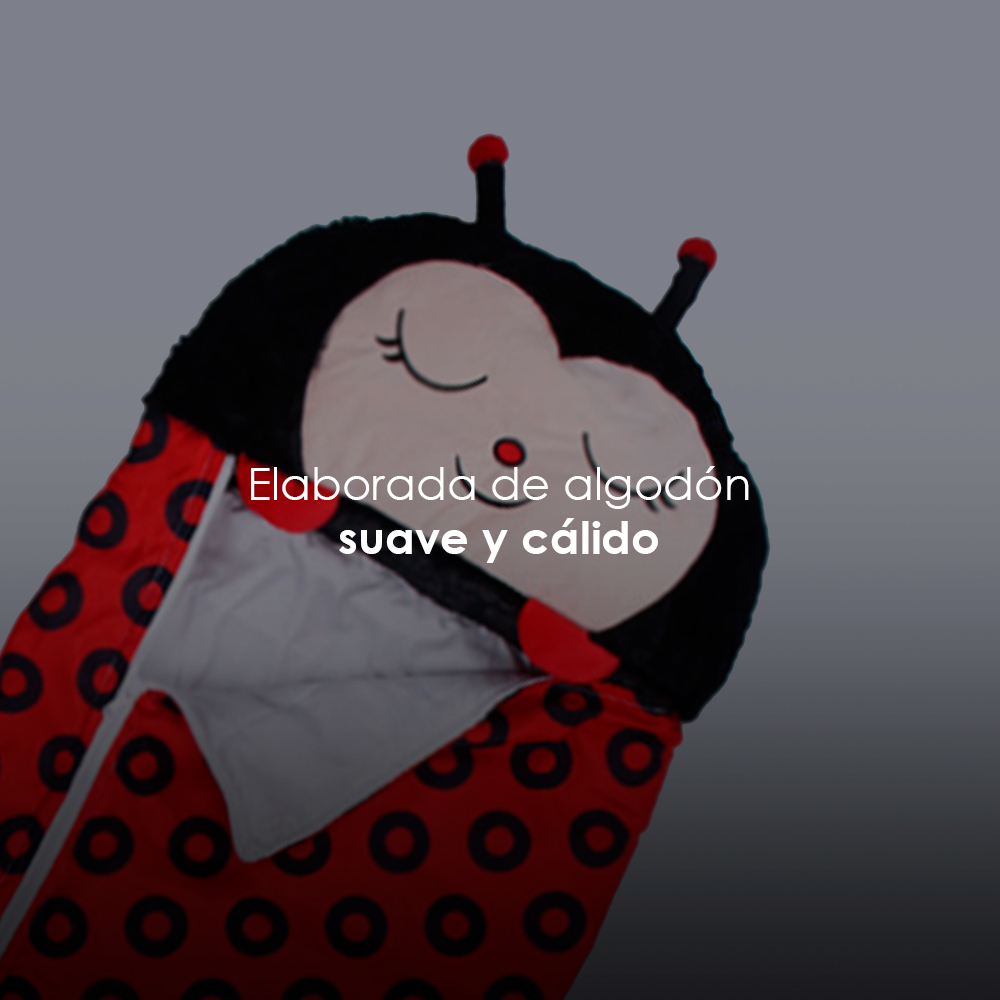 Foto 3 | Saco para Dormir con Almohada Ilios Innnova Catarina Rojo para Niños