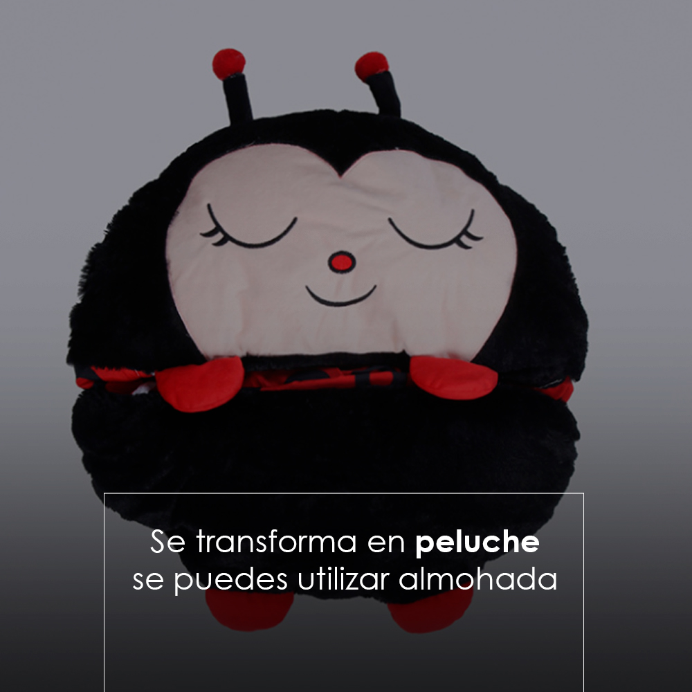 Foto 5 pulgar | Saco para Dormir con Almohada Ilios Innnova Catarina Rojo para Niños