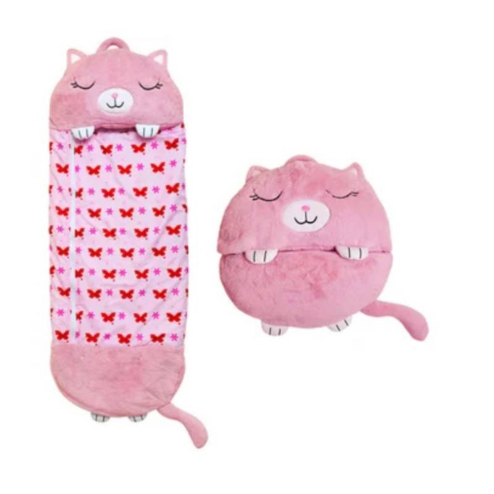 Foto 2 pulgar | Saco para Dormir con Almohada Ilios Innnova Gato Rosa para Niños