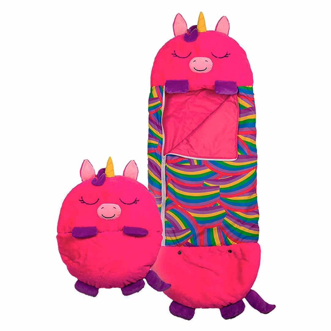 Foto 2 pulgar | Saco para Dormir con Almohada Ilios Innnova Unicornio Plegable Rosa para Niños