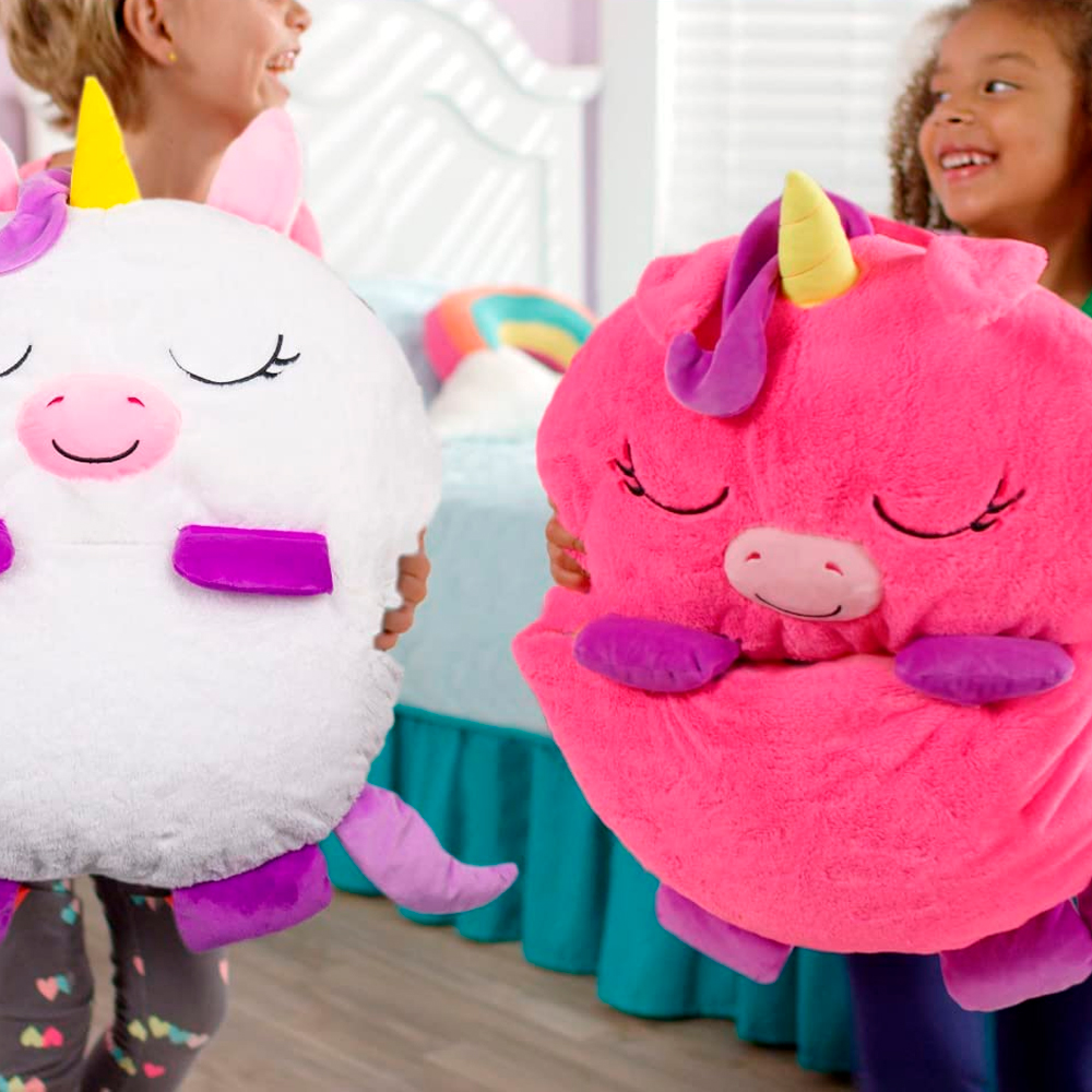 Foto 4 | Saco para Dormir con Almohada Ilios Innnova Unicornio Plegable Rosa para Niños