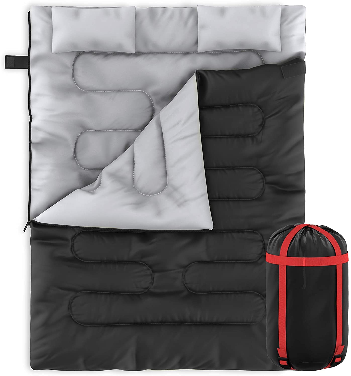 Foto 2 pulgar | Venta Internacional-Bolsa de Dormir Zonetech para Acampar con 2 Almohadas