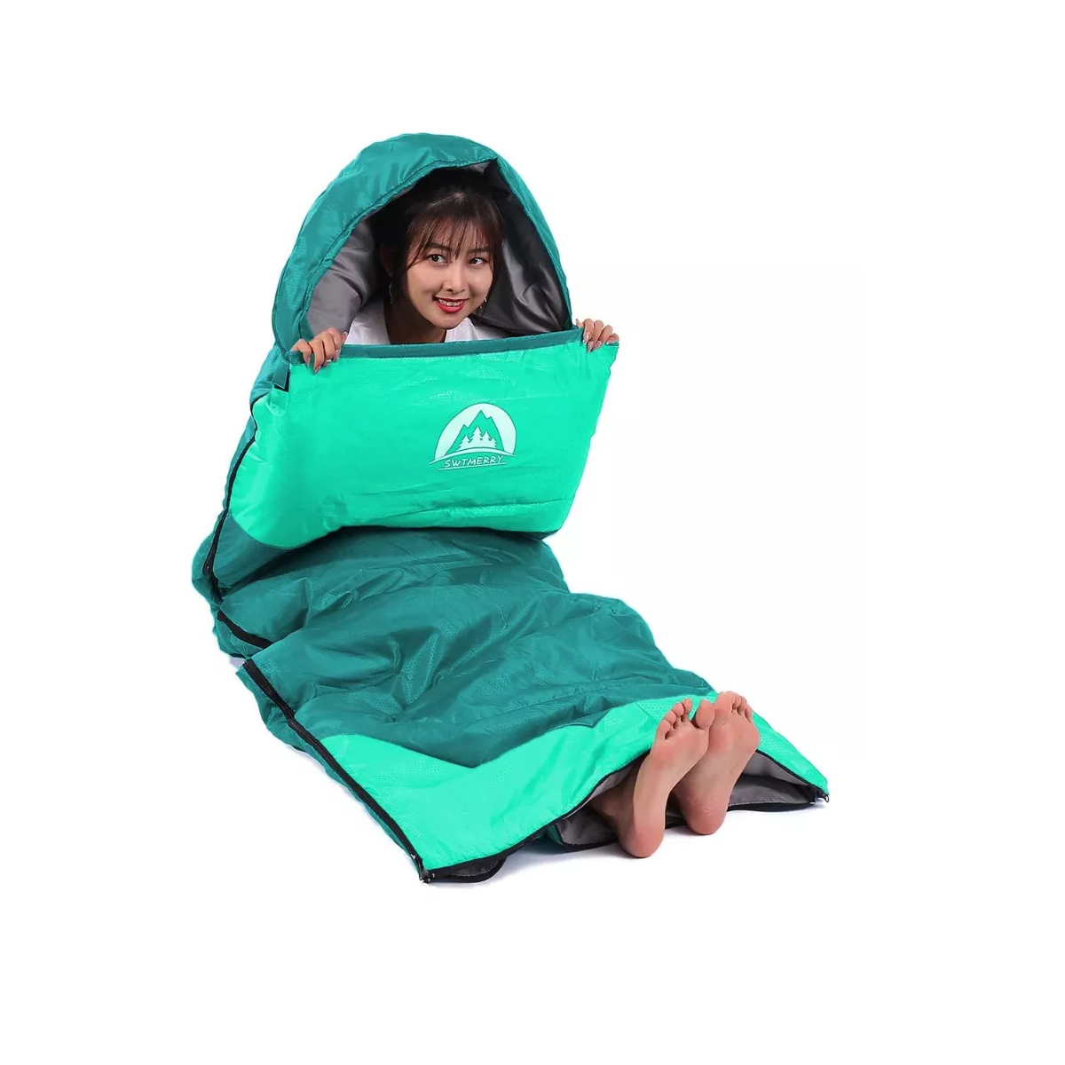 Foto 4 pulgar | Saco De Dormir Para Acampar Para Adultos Eo Safe Imports Esi-13901 Verde