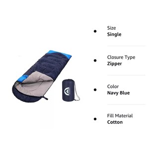 Foto 3 | Saco De Dormir Para Acampar Para Adultos Eo Safe Imports Esi-13900 Multicolor