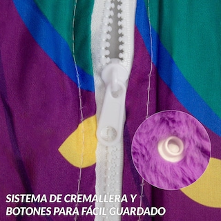 Foto 4 | Bolsa De Dormir Buho Ilios Innova Sbn-buho Color Morado 2 En 1