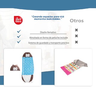 Foto 7 | Bolsa de Dormir Iliosinnova Husky 2 en 1