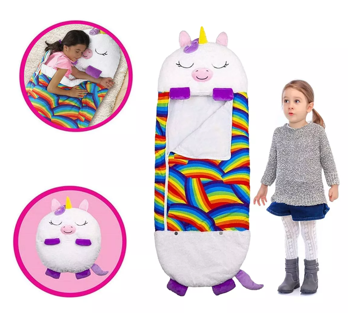 Foto 3 pulgar | Saco De Dormir Y Almohada Para Niños 2 En 1 Diseño Adorable Blanco