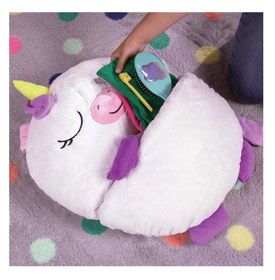 Foto 5 pulgar | Saco De Dormir Y Almohada Para Niños 2 En 1 Diseño Adorable Blanco