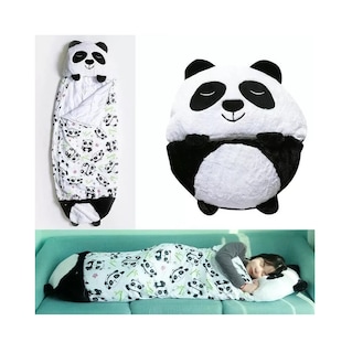 Foto 2 | Saco De Dormir Con Almohada Para Niños 2 En 1 Oso Blanco Negro