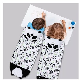 Foto 3 | Saco De Dormir Con Almohada Para Niños 2 En 1 Oso Blanco Negro