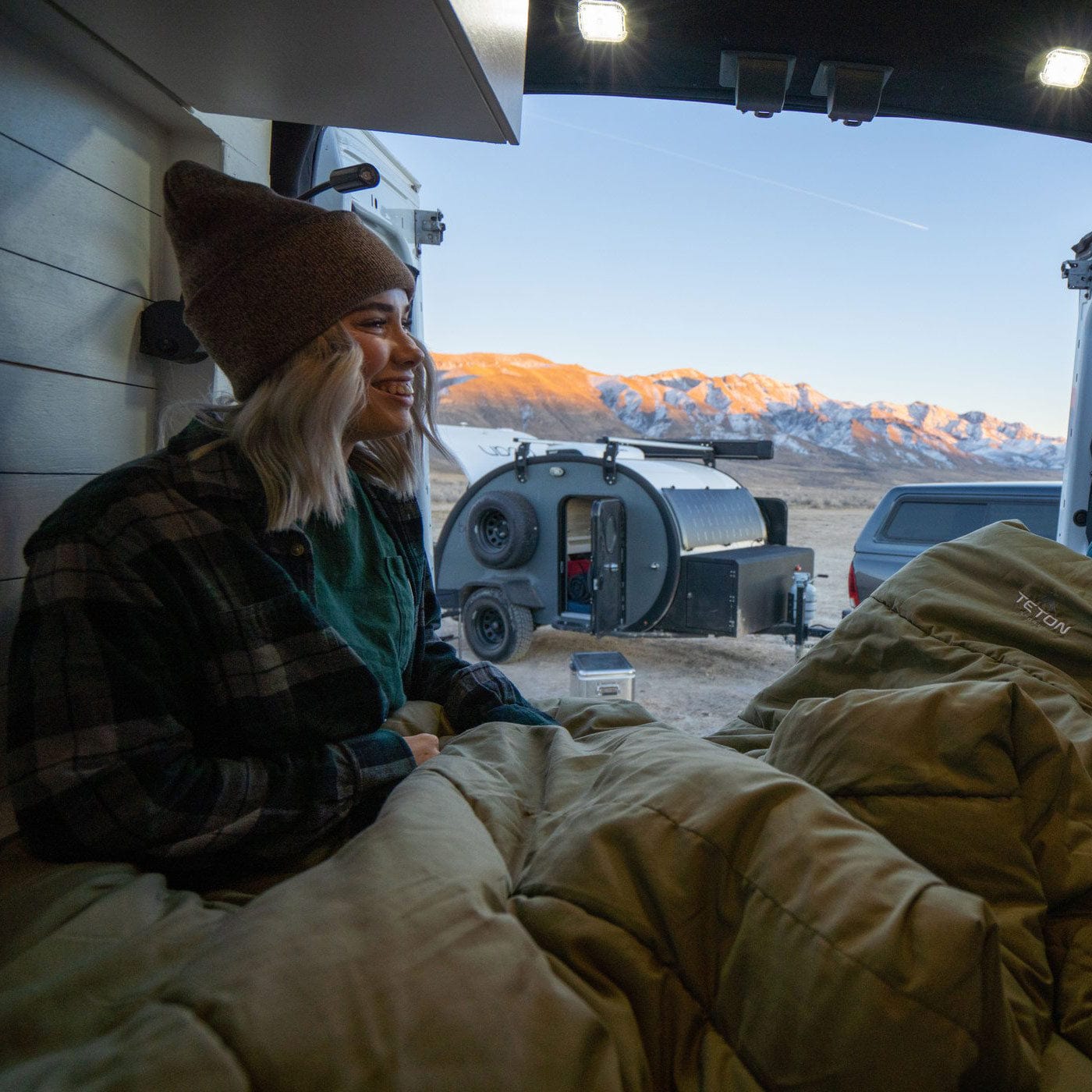 Foto 5 pulgar | Sleeping Para 2 Personas ''evergreen Mammoth'' -7°c Teton Verde
