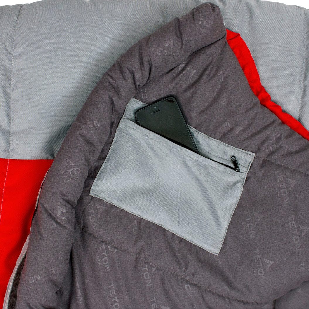 Foto 5 pulgar | Sleeping Tipo Momia Tracker -15°c (2.20m) Rojo Teton