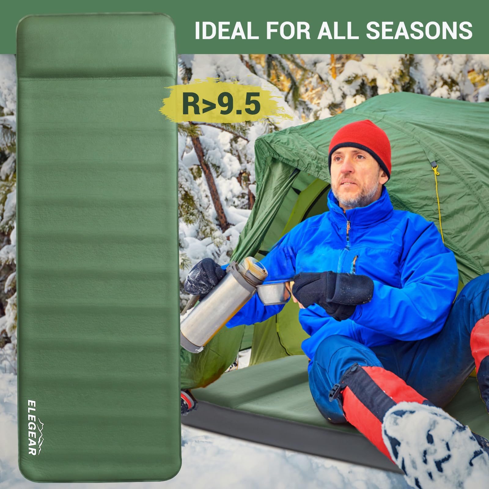 Foto 7 | Colchón Inflable Individual Elegear-Venta Internacional