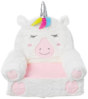 Foto 3 | Silla De Felpa Para Niños Pequeños Amazon Basics Unicorn Multicolor - Venta Internacional.