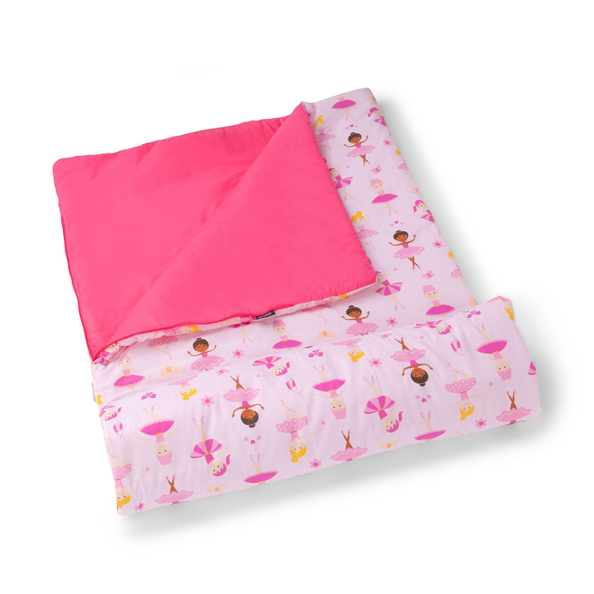 Saco De Dormir Wildkin Kids Ballerina, Mezcla De Algodón, 145 X 76 X 4 Cm - Venta Internacional.