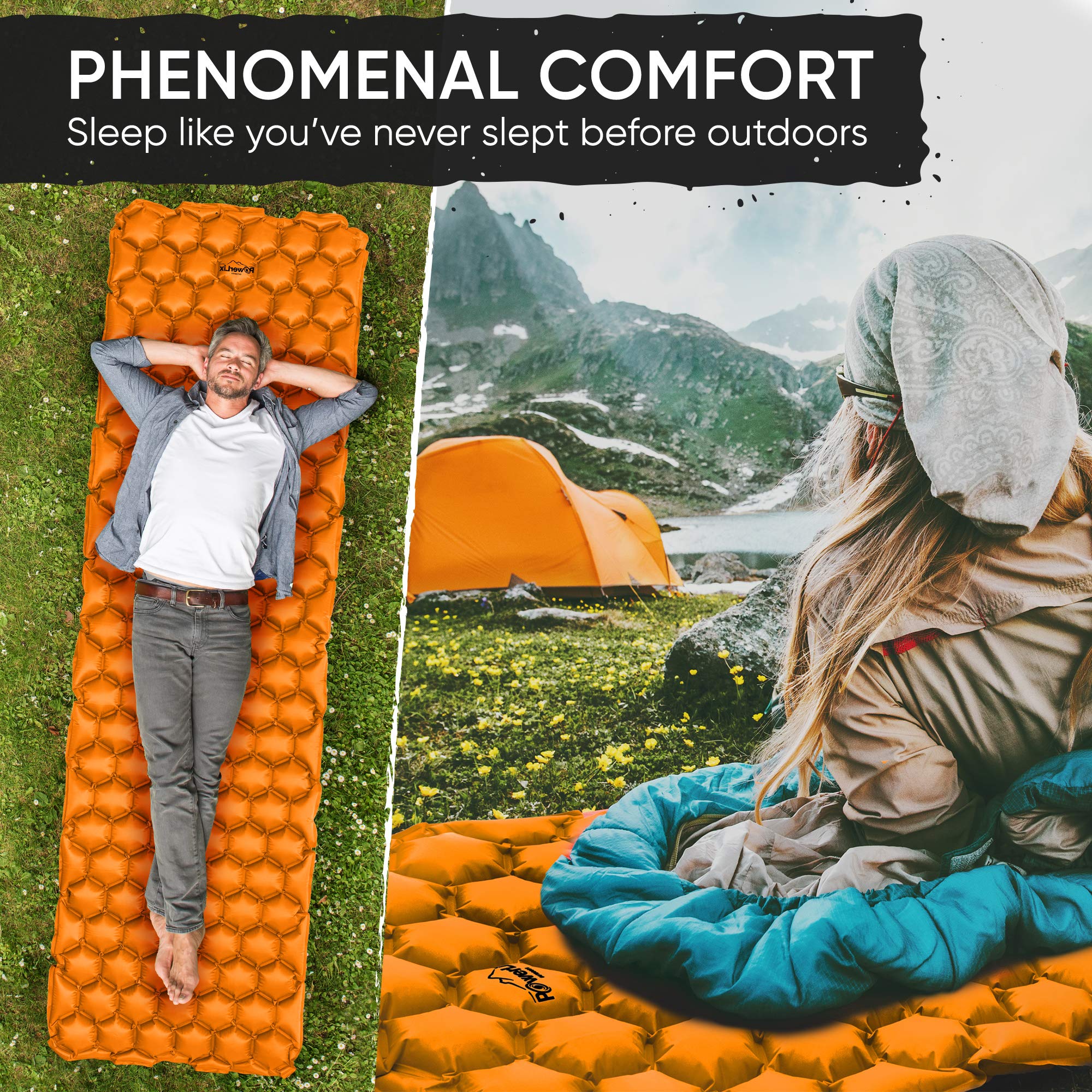Foto 3 pulgar | Colchoneta Hinchable Ultraligera Powerlix Para Acampar - Venta Internacional.