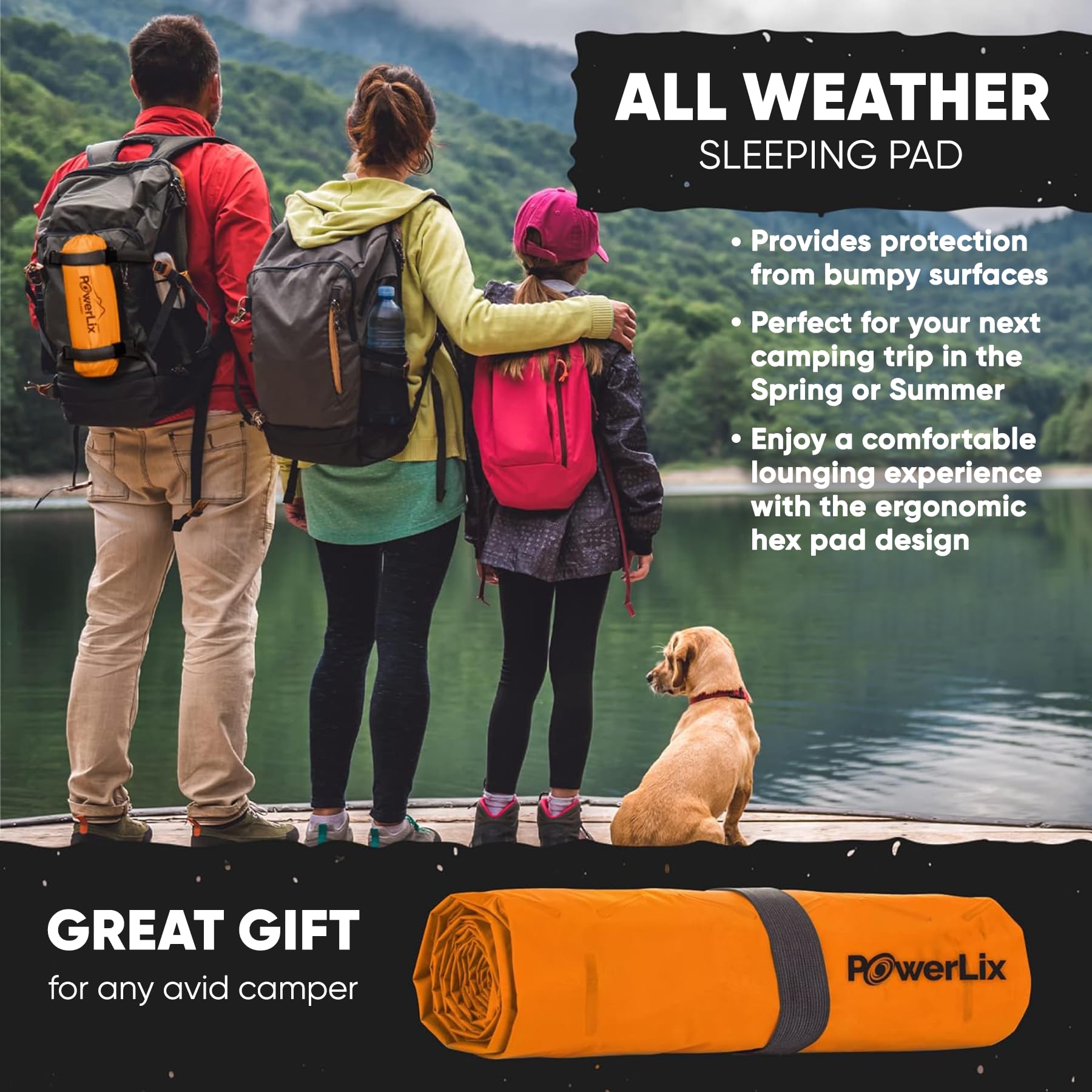 Foto 4 pulgar | Colchoneta Hinchable Ultraligera Powerlix Para Acampar - Venta Internacional.