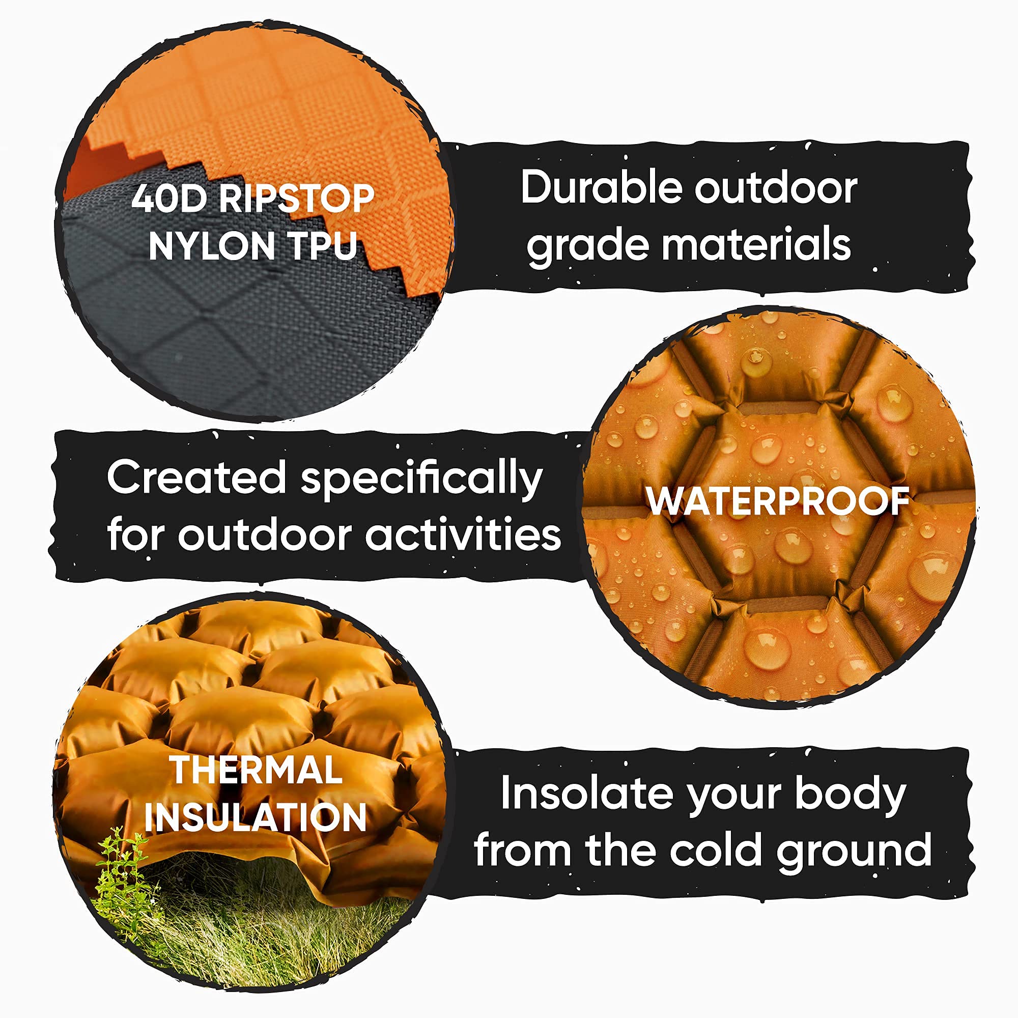 Foto 5 pulgar | Colchoneta Hinchable Ultraligera Powerlix Para Acampar - Venta Internacional.