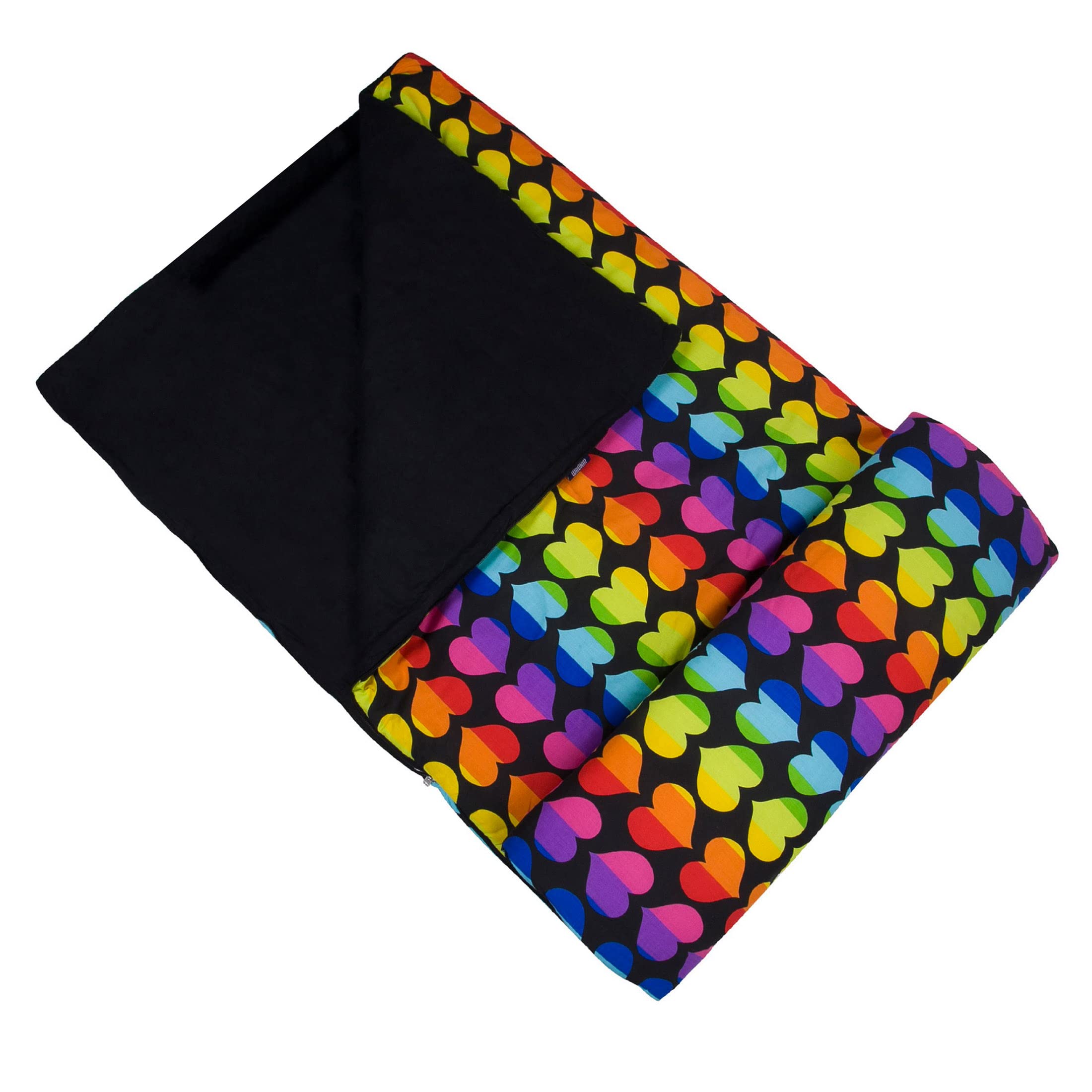 Foto 2 pulgar | Saco De Dormir Wildkin Kids Rainbow Hearts, Mezcla De Algodón - Venta Internacional.