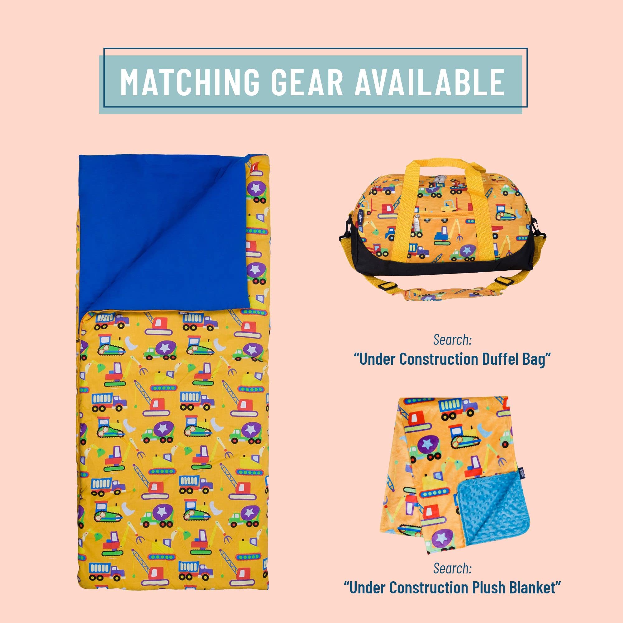 Foto 5 pulgar | Saco De Dormir Wildkin Kids, Mezcla De Algodón, Para Niños Y Niñas - Venta Internacional.
