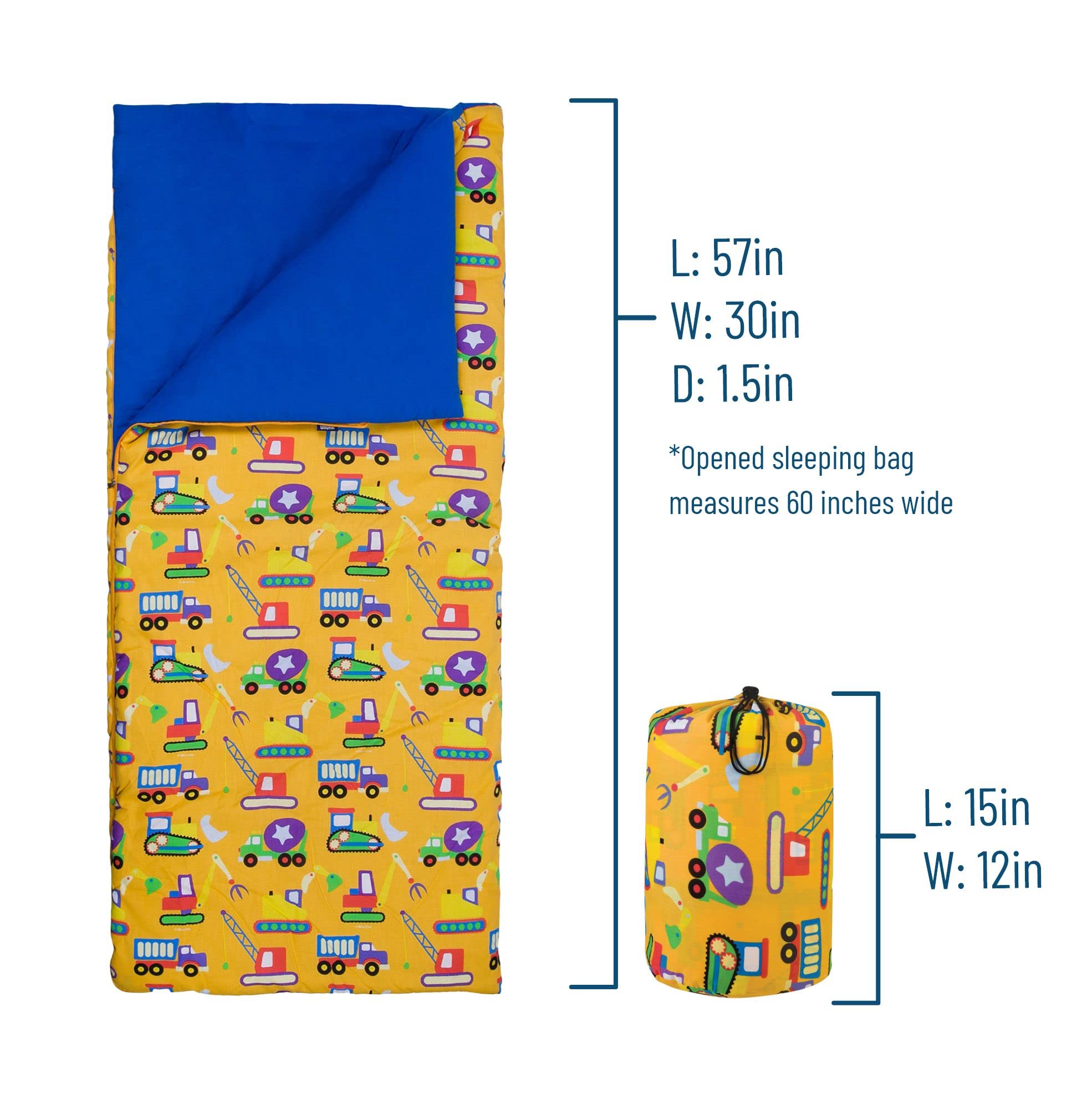 Foto 6 pulgar | Saco De Dormir Wildkin Kids, Mezcla De Algodón, Para Niños Y Niñas - Venta Internacional.