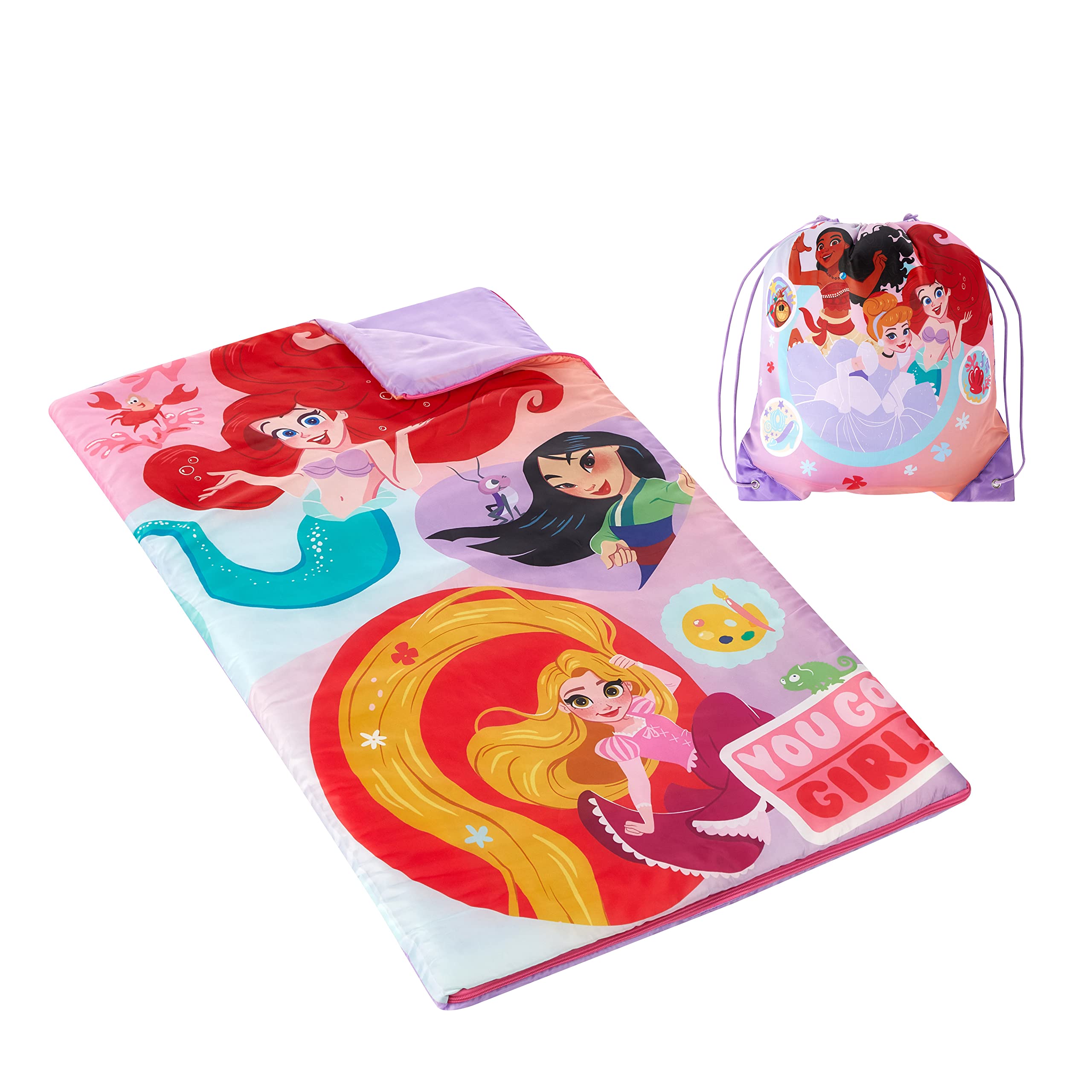 Foto 2 pulgar | Set De Saco De Dormir Y Saco De Dormir Disney Princess Kids 3+ - Venta Internacional.