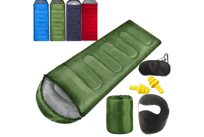 Xtellar Bolsa De Dormir De Lujo Para Campismo Y Aventuras Al Aire Libre, Juego De 4 Piezas