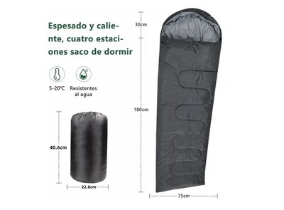 Foto 3 | Xtellar Bolsa De Dormir De Lujo Para Campismo Y Aventuras Al Aire Libre, Juego De 4 Piezas