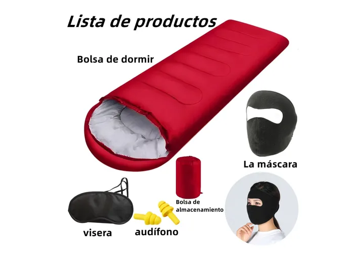 Foto 3 | Xtellar Bolsa De Dormir De Lujo Para Campismo Y Aventuras Al Aire Libre, Juego De 4 Piezas