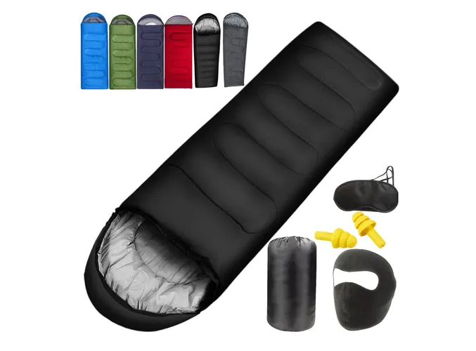 Xtellar Bolsa De Dormir De Lujo Para Campismo Y Aventuras Al Aire Libre, Juego De 4 Piezas