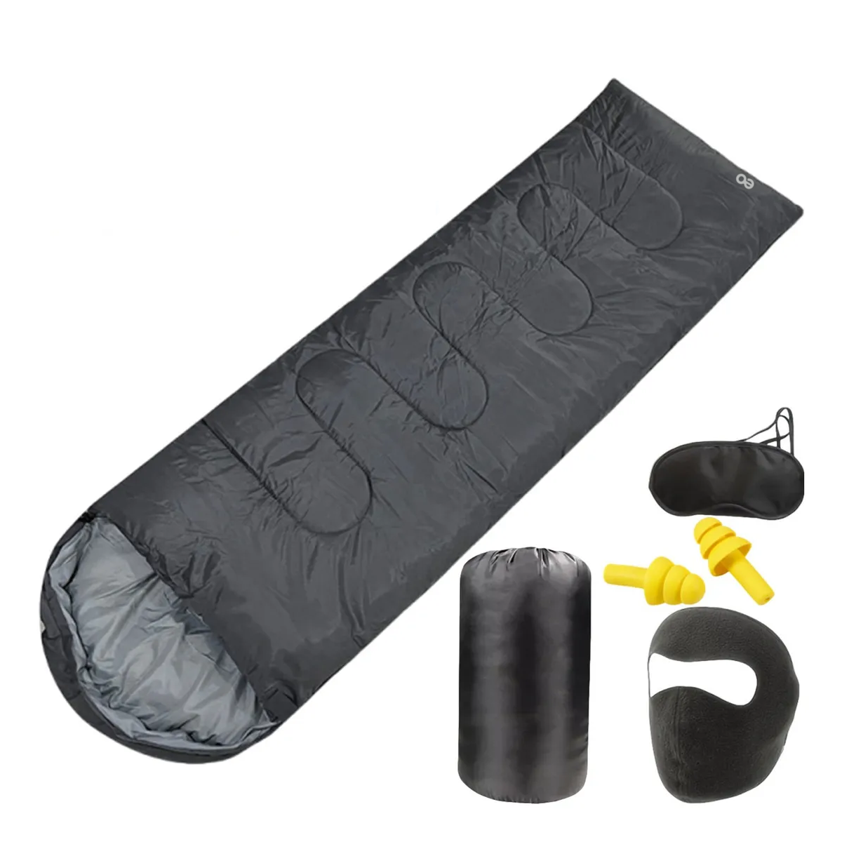 Foto 2 pulgar | Bolsa De Dormir Exterior Camping Eo Safe Imports Esi-20152 Gris