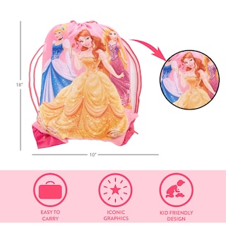 Foto 4 | Set De Sacos De Dormir Disney Princess Multicolor - Venta Internacional.
