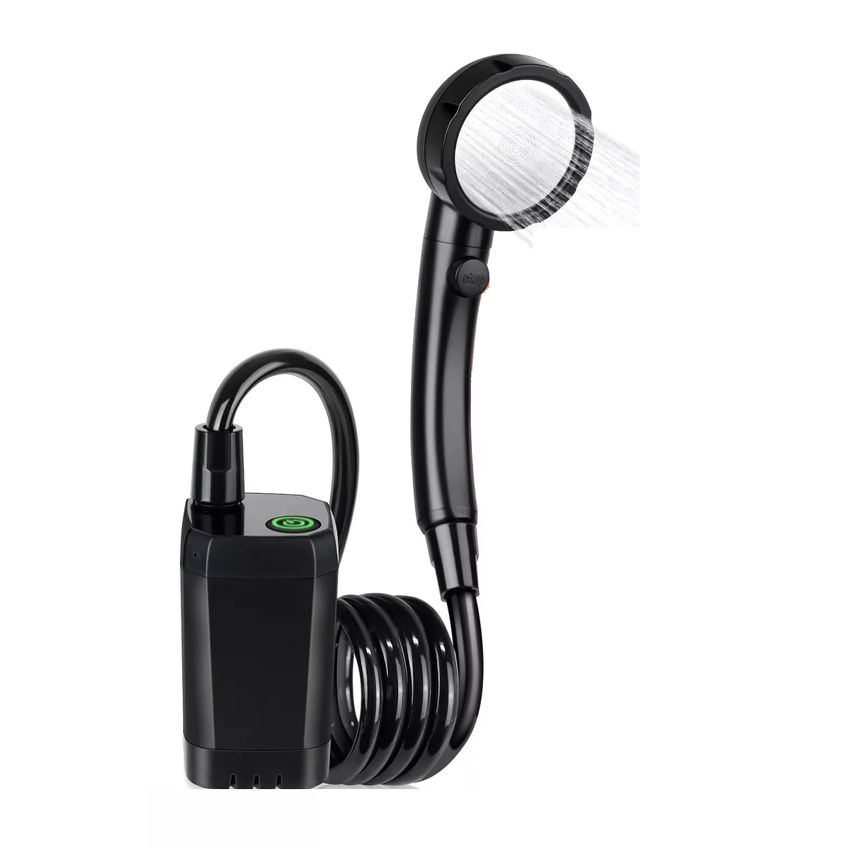 Ducha Portátil Para Acampar Al Aire Libre Eléctricas Eo Safe Imports Esi-17792 Negro