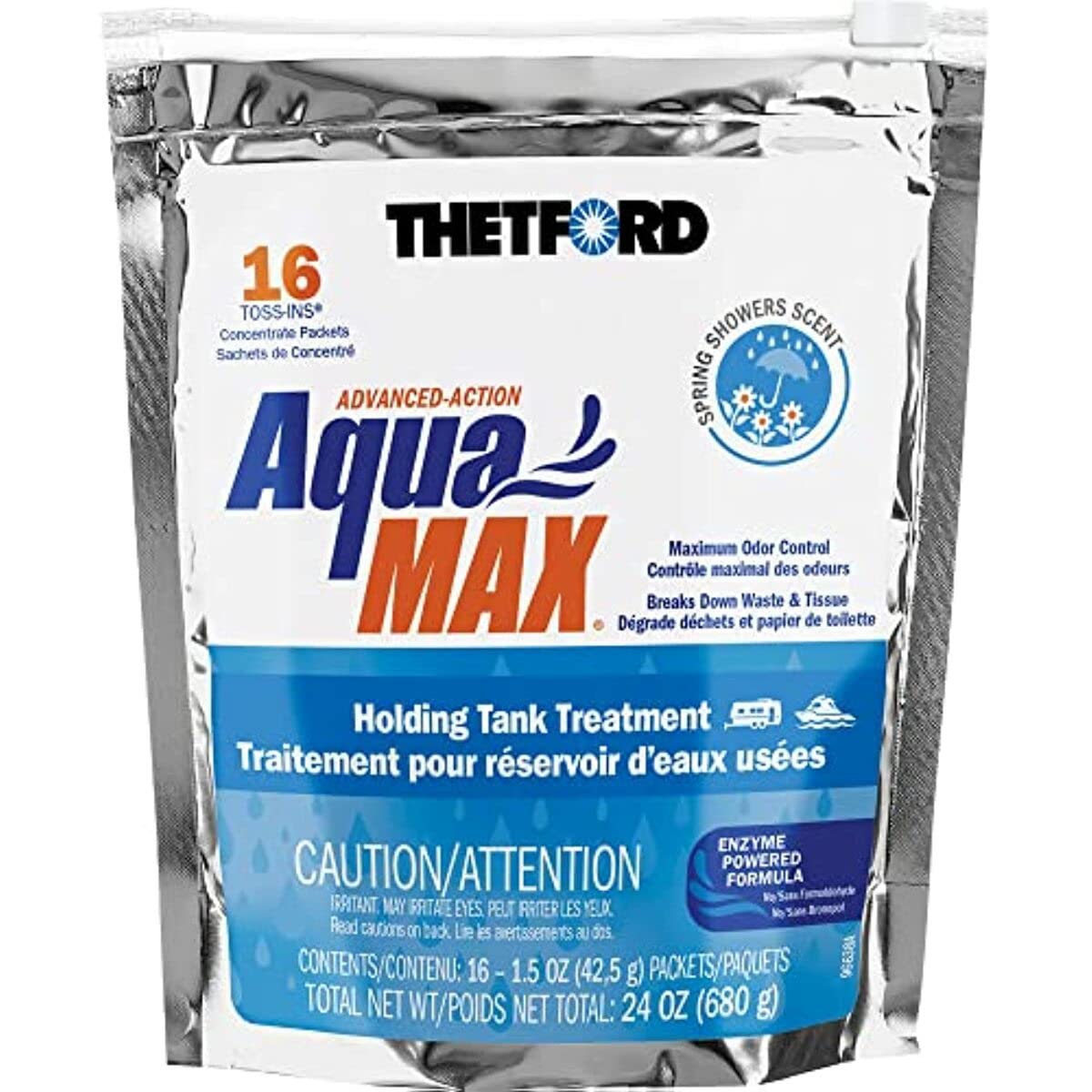 Foto 4 pulgar | Gel De Ducha Thetford Aquamax Spring Showers 16 Unidades - Venta Internacional.